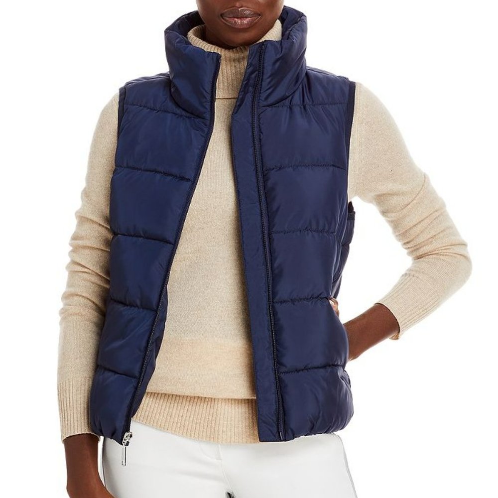 AQUA Boxy Puffer Vest